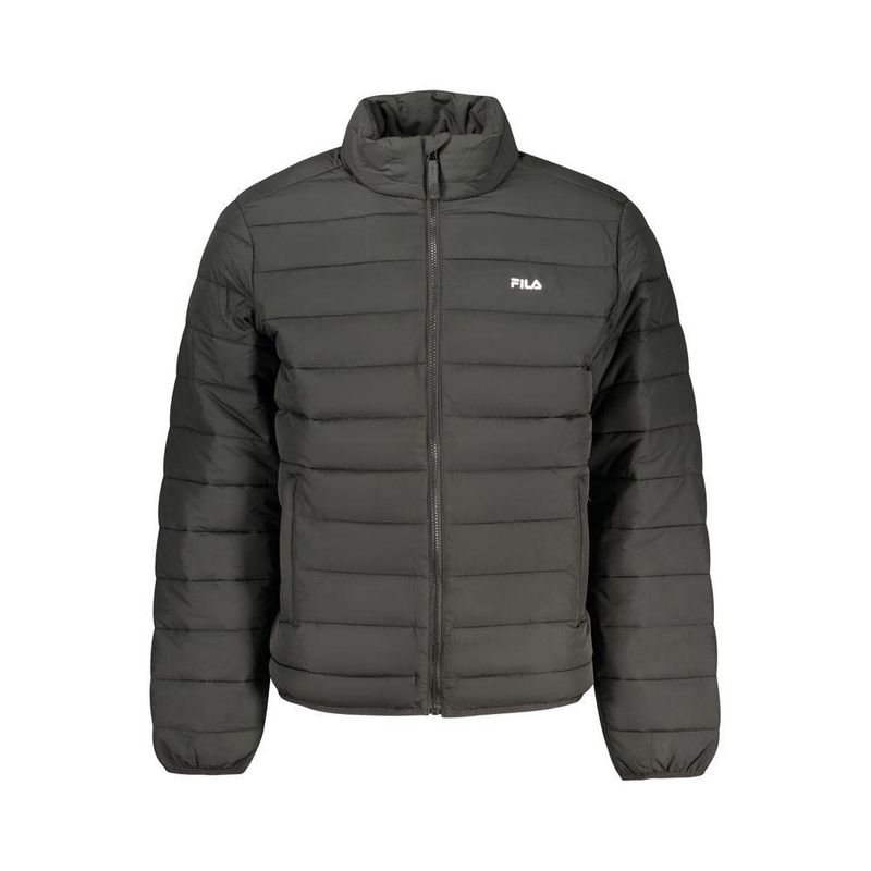 Fila Polyester Coat With Classic Design Men Black Jackets